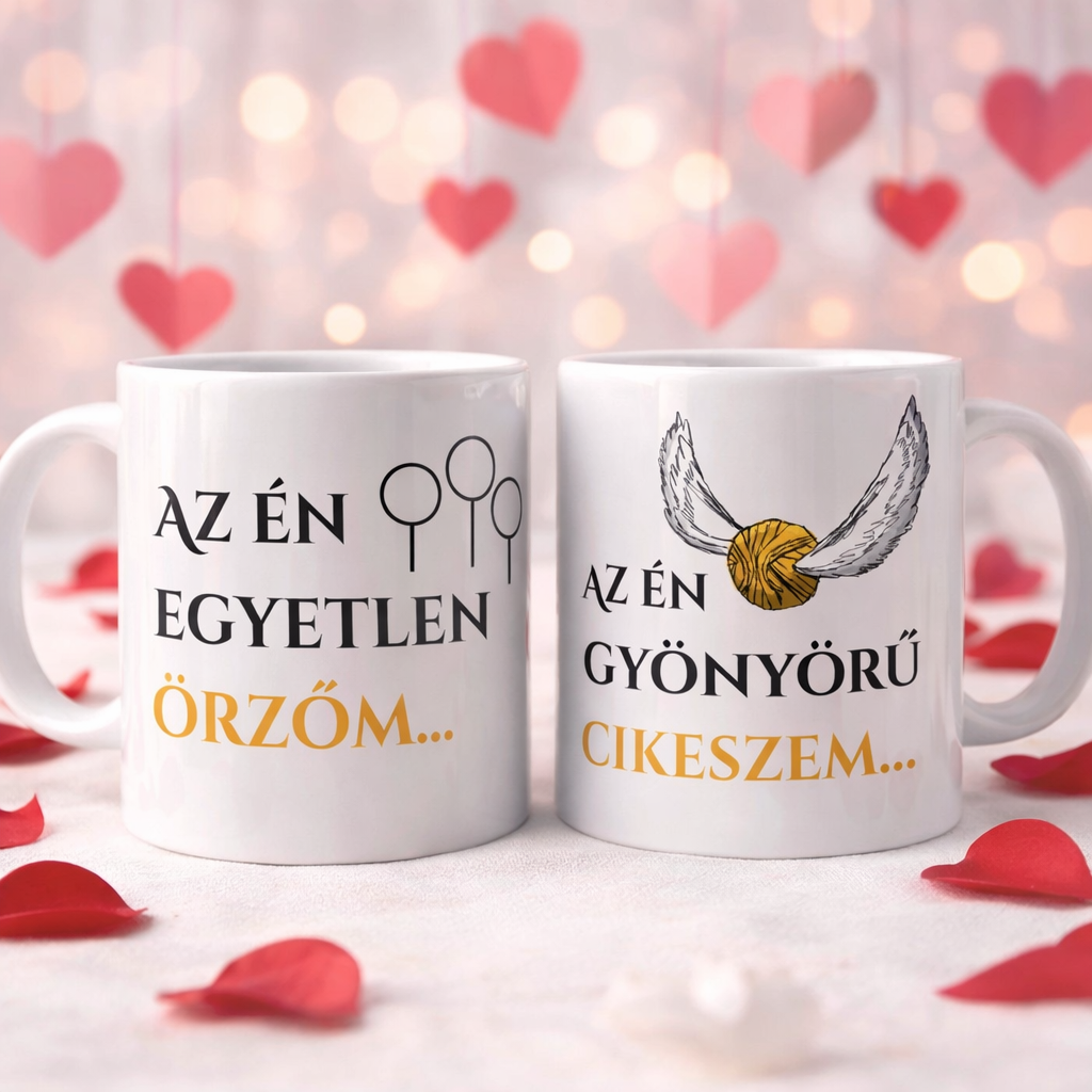 Harry Potter ihlette páros Bögre