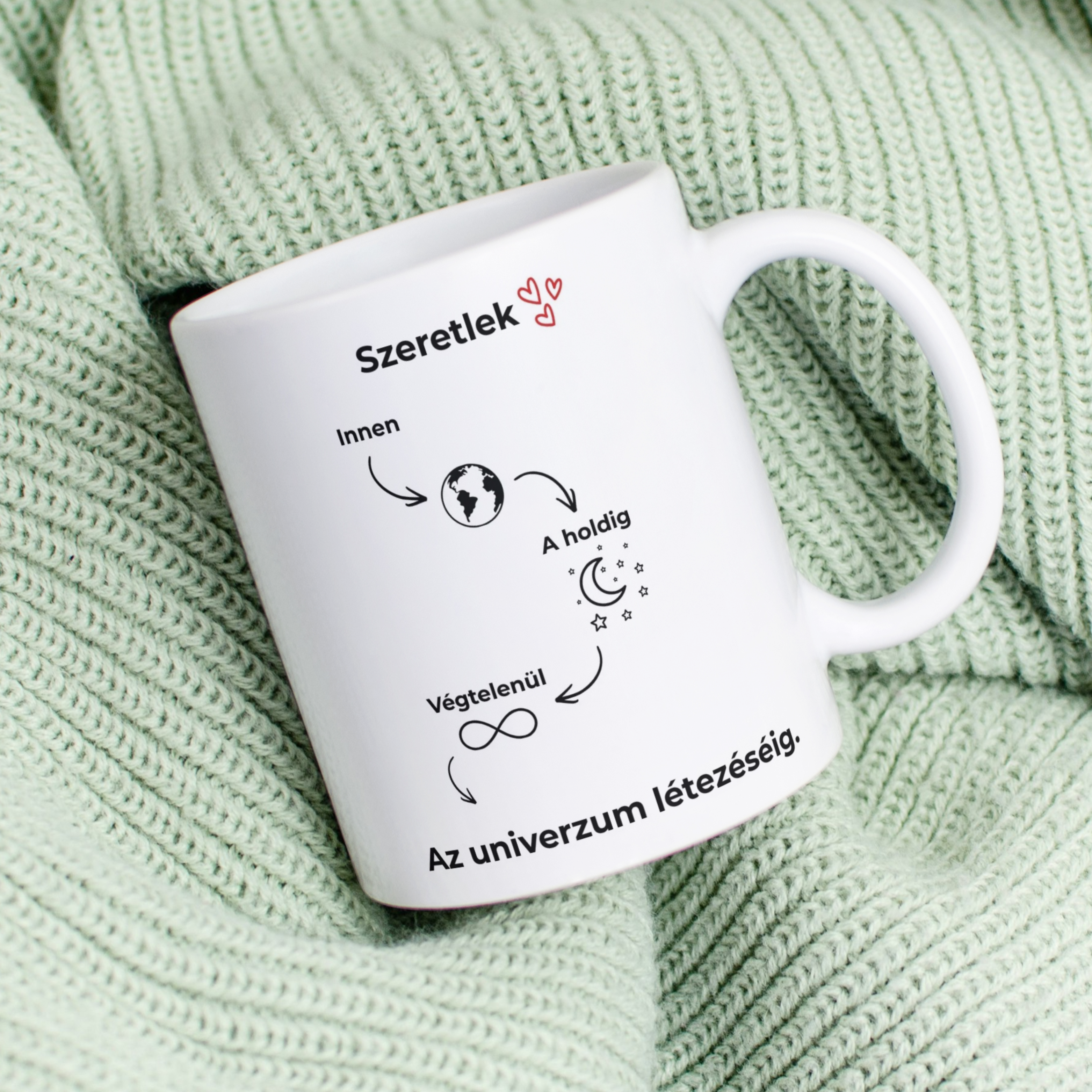 'Szeretlek - Az univerzum létezéséig' Bögre